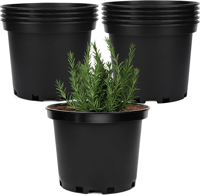 GREANER 2 Gallon Nursery Pots for Plants by GREANER