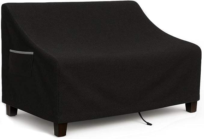 Outdoor Sofa Cover, Waterproof Patio Furniture Cover 58.3W x 32.7D x 31H inches by Unknown