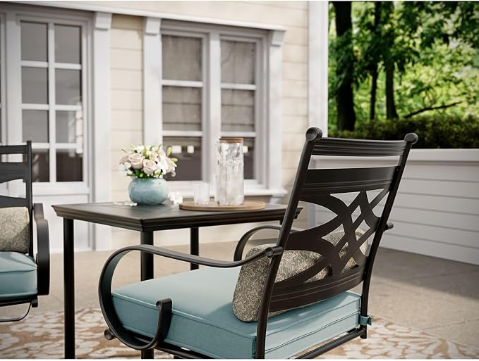 Hanover Montclair 3-Piece Outdoor Bistro Set - Image 11