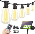 48FT Solar String Lights Outdoor by Larkvue