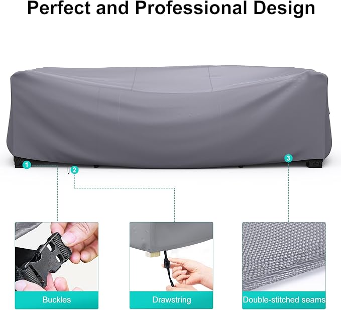 Patio Furniture Set Cover Waterproof, Heavy Duty Funiture Covers - Image 5