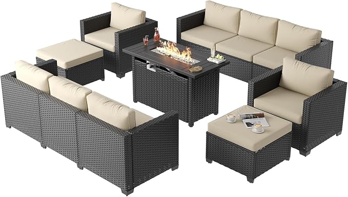 Aoxun 7 Piece Patio Furniture Set - Image 9