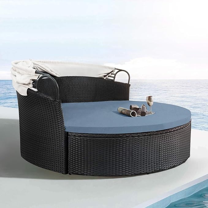66" Round Daybed Cushion Cover - Image 5