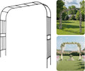 VEVOR Garden Arbor, 94.5 x 98.5 x 15.8 in Metal Archway, Sturdy Outdoor Trellis by VEVOR