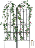 VEVOR 71 x 20 in, 2 Packs Rustproof Metal Garden Flower Trellis, Outdoor by VEVOR