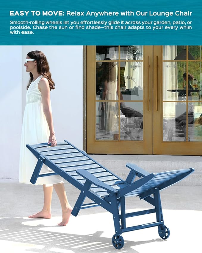 Ciokea Lounge Chair Outdoor, Oversized Chaise Lounge Chair - Image 6