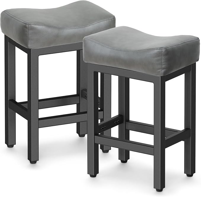Counter Height Bar Stools Set of 2, 24 Inch Barstools - Image 9