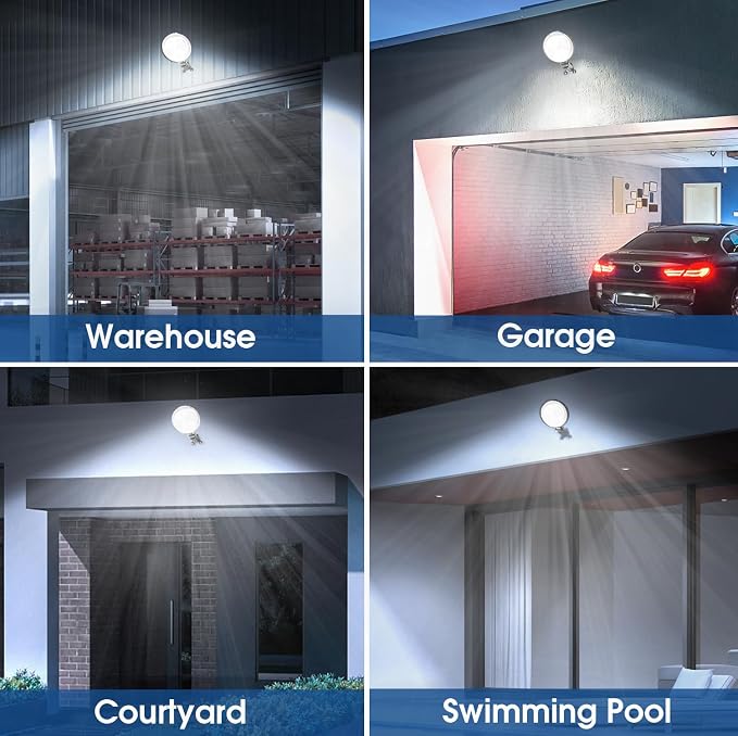 2 Pack 150W LED Barn Light, 20000LM Dusk to Dawn Outdoor Light, Yard Light - Image 7