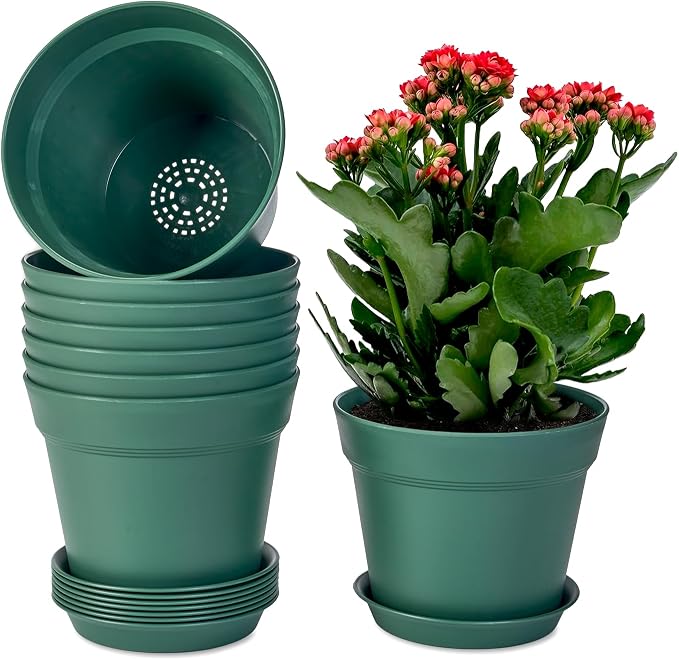 homenote Plant Pots, 7.5 Inch Flower Pots by HOMENOTE