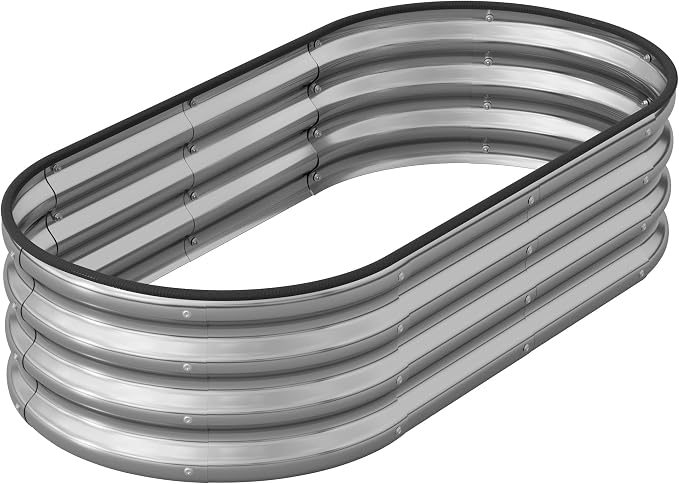Galvanized Metal Raised Garden Bed Kit - Image 7