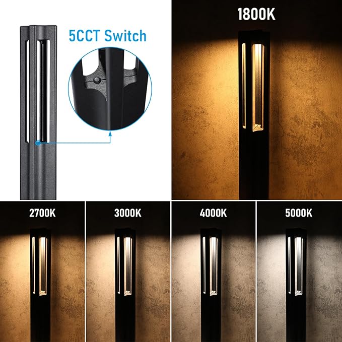 LEONLITE 5CCT 10-Pack Low Voltage Landscape Pathway Lights, Update - Image 2