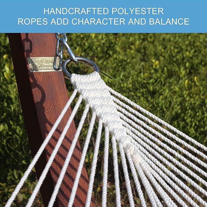 Lazy Daze Hammocks 12 FT Double Quilted Fabric Hammock - Image 6