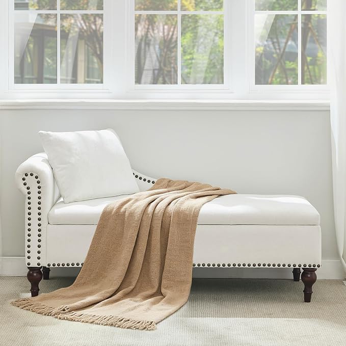 56.6" Wide Chaise Lounge Indoor - Image 8