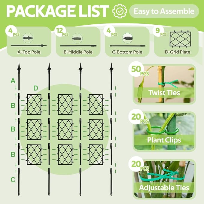 Garden Trellis for Climbing Plants Outdoor - Image 7