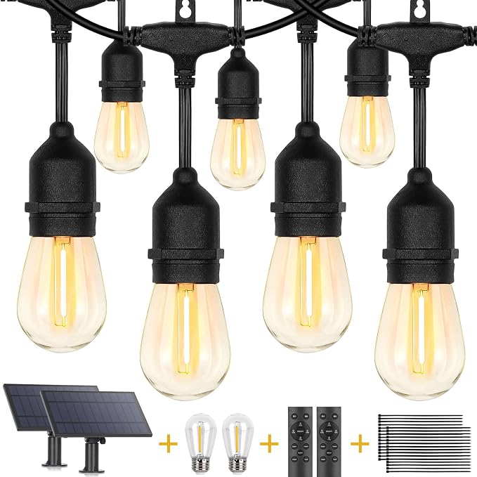 ZJOJO Solar String Lights Outdoor Waterproof 120FT, Solars Light Outdoor by ZJOJO