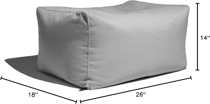 Jaxx Leon Outdoor Bean Bag Ottoman - Image 2
