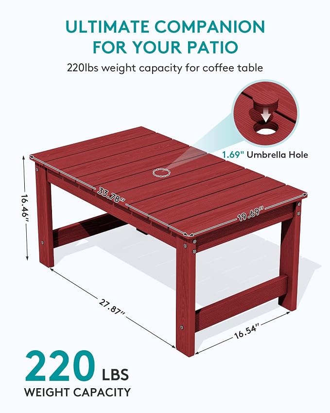 SERWALL Outdoor Coffee Table - Image 3