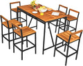 Tangkula 7-Piece Acacia Wood Bar Set by TANGKULA
