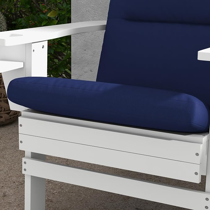 Outsunny 2 Piece Adirondack Chair Cushions, 59 x 20.5 x 2 inch Outdoor Chair - Image 9