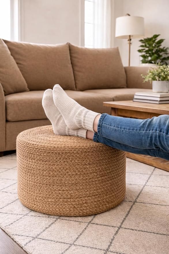 Scandilivin Homes Pouf Ottoman - Image 3