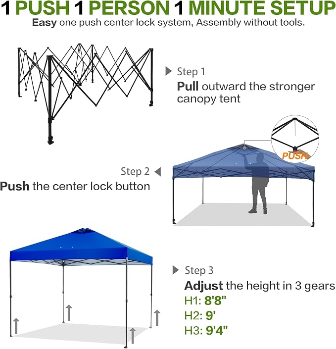 10'x10' Pop Up Canopy Tent - Image 4