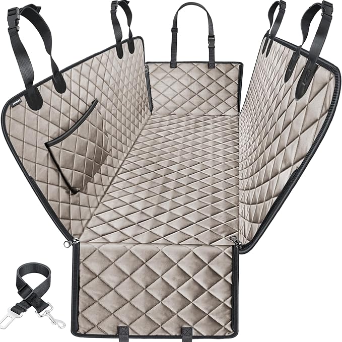 URPOWER Dog Seat Cover Car for Pets 100% Waterproof Pet Hammock 600D Heavy Duty by URPOWER