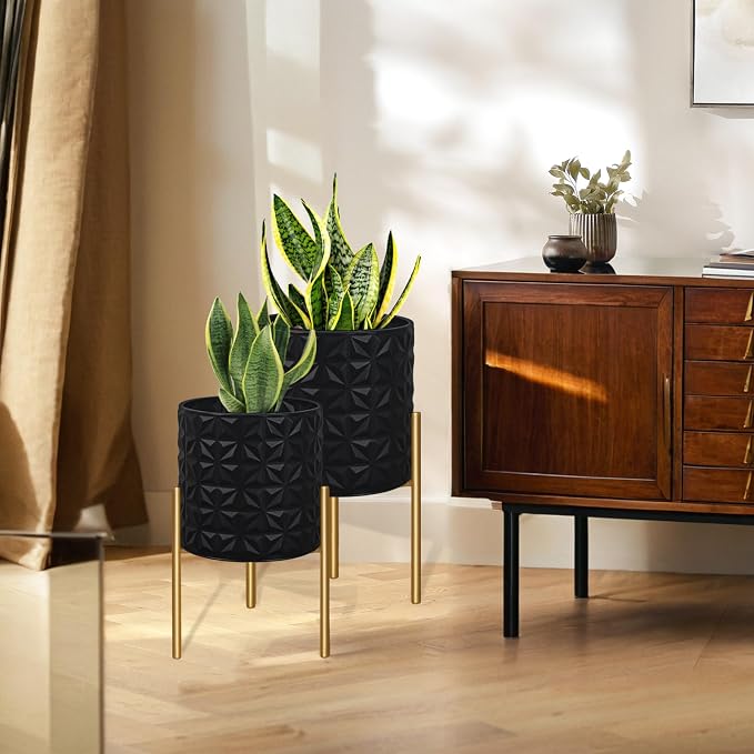 ARNIS Modern Planter Pots, Decorative Planters, Metal Pots - Image 6