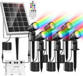 MEIKEE 6 in 1 RGB Solar Landscape Lights by MEIKEE