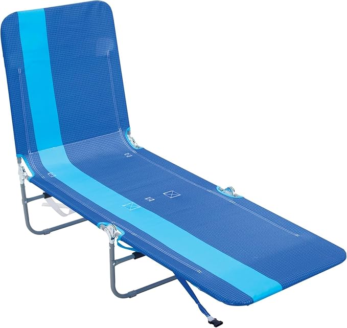 Rio Beach Portable Lay Flat Folding Backpack Beach Lounge Chair by RioBeach