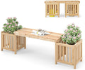 HAPPYGRILL Patio Wooden Bench by HAPPYGRILL