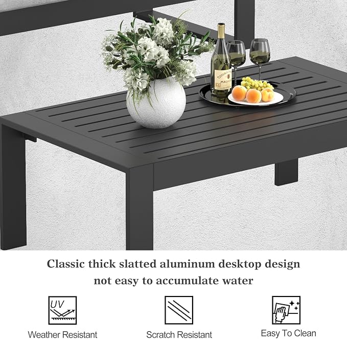 Outdoor Aluminum Furniture Set - Image 6