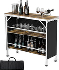 VINGLI 43" Portable Bar Table by VINGLI