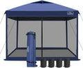KAMPKEEPER 10x10 Pop-Up Canopy Tent, Waterproof Portable Shade by KAMPKEEPER