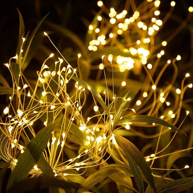 Christmas Outdoor Garden Decorative Lights, Solar Firework Lights 105 LED - Image 3