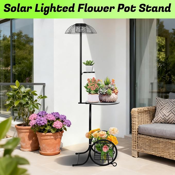 Solar Outdoor Coffee Table - Image 5