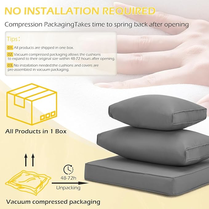 HOMREST Outdoor Replacement Cushions - Image 4
