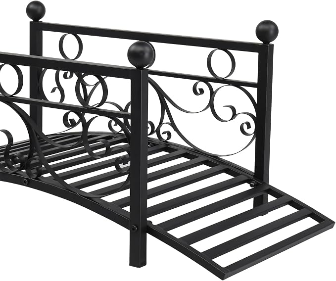 3.3 FT Metal Garden Bridge - Image 6