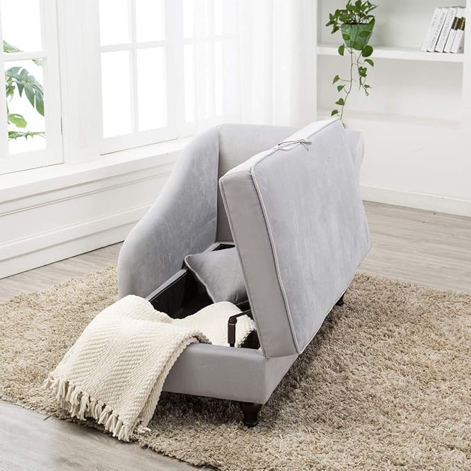 Yongqiang Storage Chaise Lounge Indoor Upholstered Sofa Recliner Lounge Chair - Image 3
