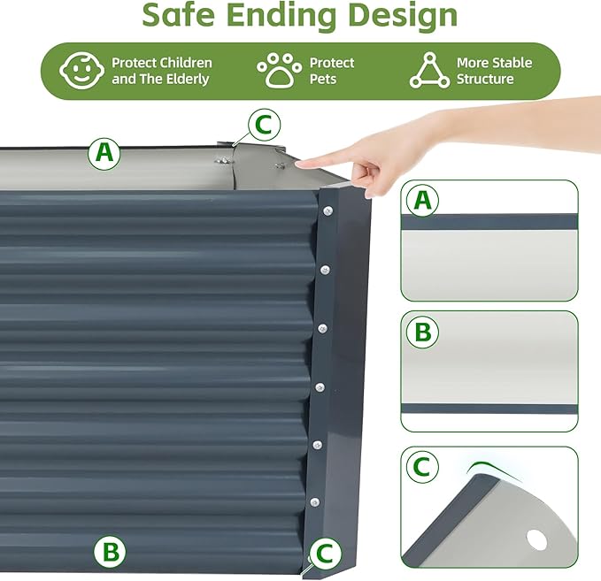 4x2x2ft Raised Garden Bed - Image 5