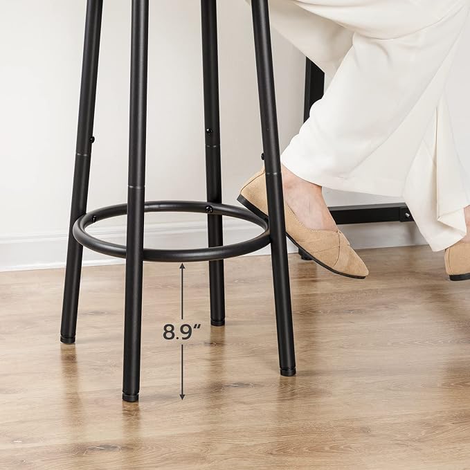 HOOBRO Bar Stools, Kitchen Round Height Stools - Image 7