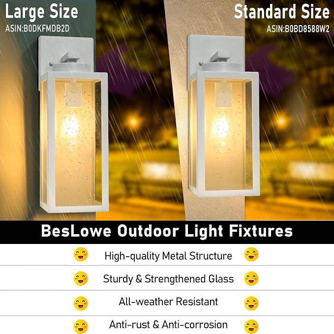 Large Size Outdoor Wall Light Fixtures, Exterior Lighting Fixtures Porch - Image 3