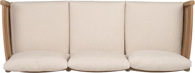 Christopher Knight Home Kavets 76.25'' W Outdoor 3 Seater Sofa - Image 10