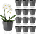 12 Pack Self Watering Plant Pots 6 Inches Self-Watering Planters by Planterhoma
