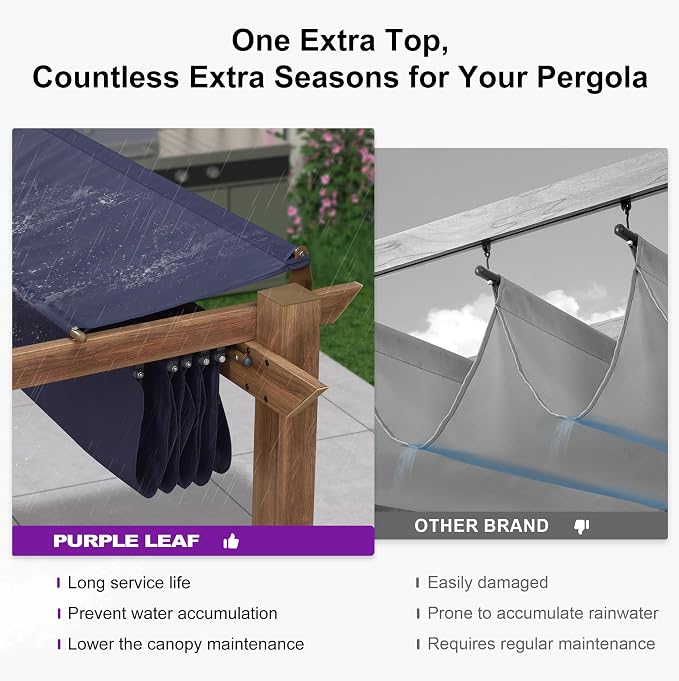 PURPLE LEAF 10' x 13' Pergola - Image 6