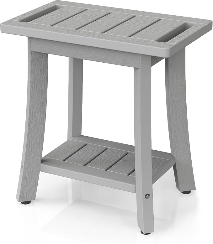HIPS Shower Bench Inside Shower Stool by Unibambou