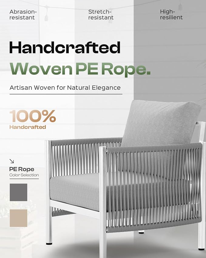 Aluminum Outdoor Patio Furniture Set - Image 3