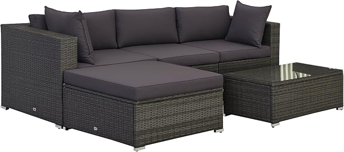 Outsunny 5-Piece Patio Furniture Set by Outsunny