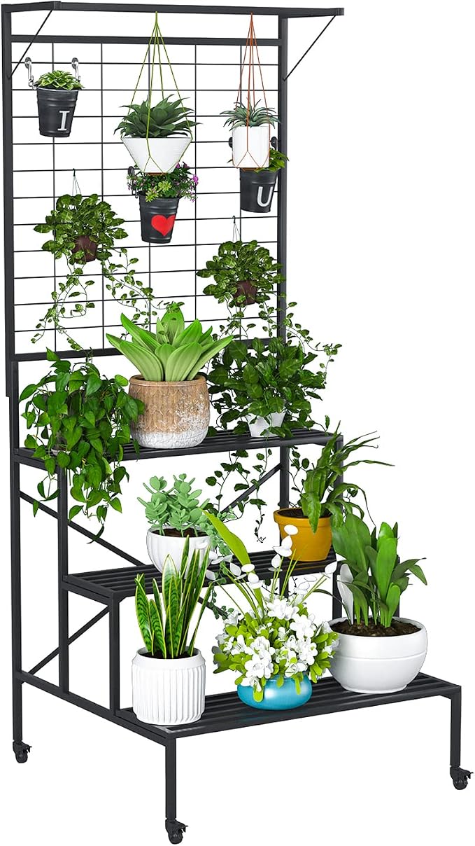 Zhongma 3 Tier Large Heavy Duty Plant Stand - Image 2