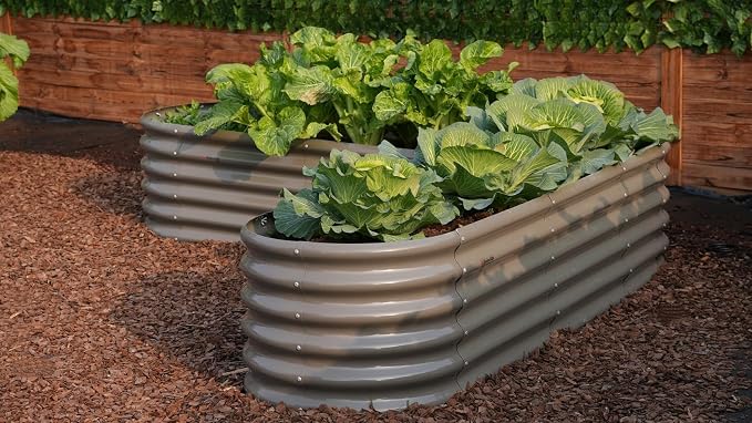 A ANLEOLIFE Set of 14, 18 Inch Tall Raised Garden Beds Kit, Heart-Shaped - Image 8