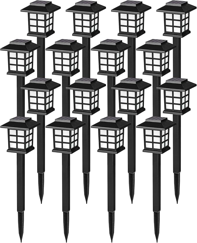 SOLPEX 16 Pack Solar Outdoor Lights, Path Lights, Walkway Lights Outdoor - Image 9
